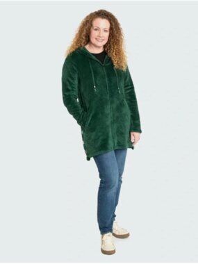 Lug Huddle Plush Zip Lounger-Everglade-3X-NWT-A675166